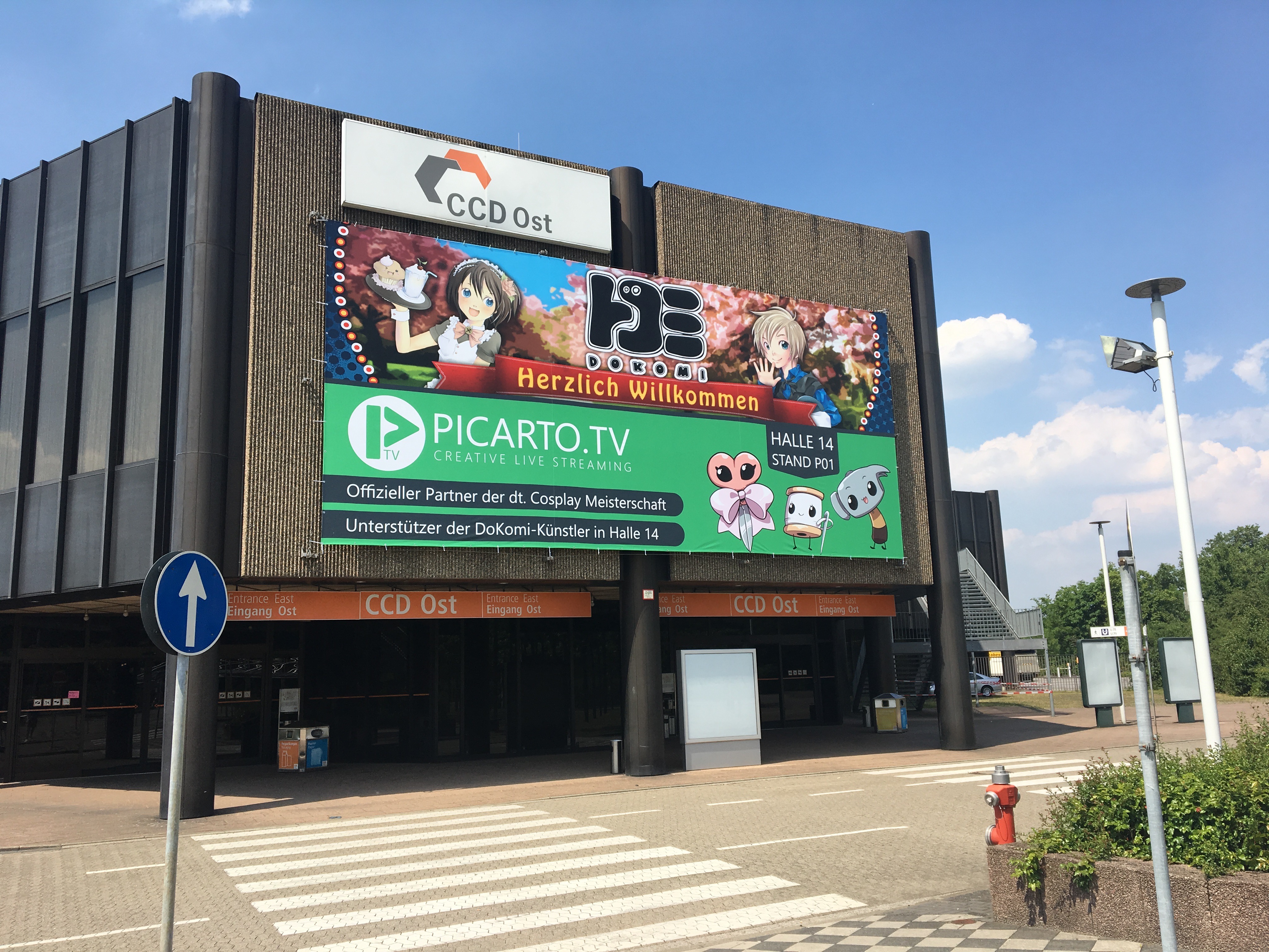 Hallenwerbung