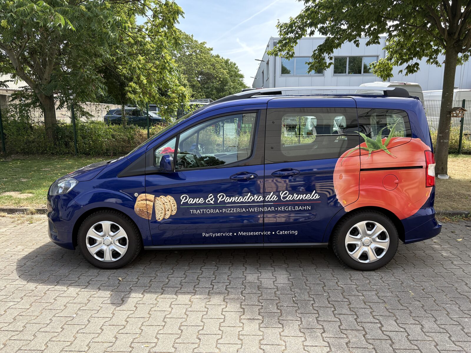 Pane & Pomodoro Fahrzeugbeschriftung