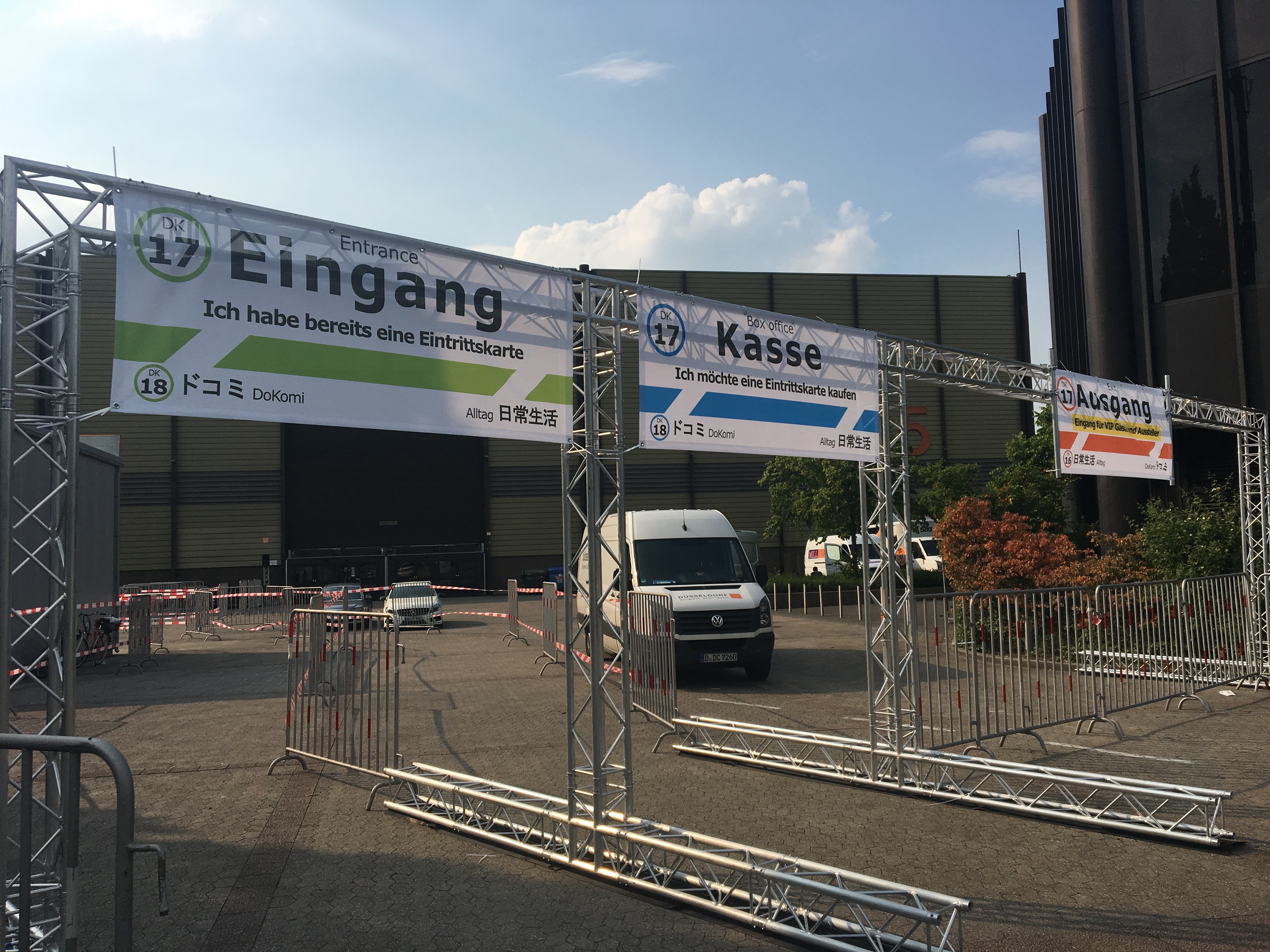 Frontlit Banner Messe