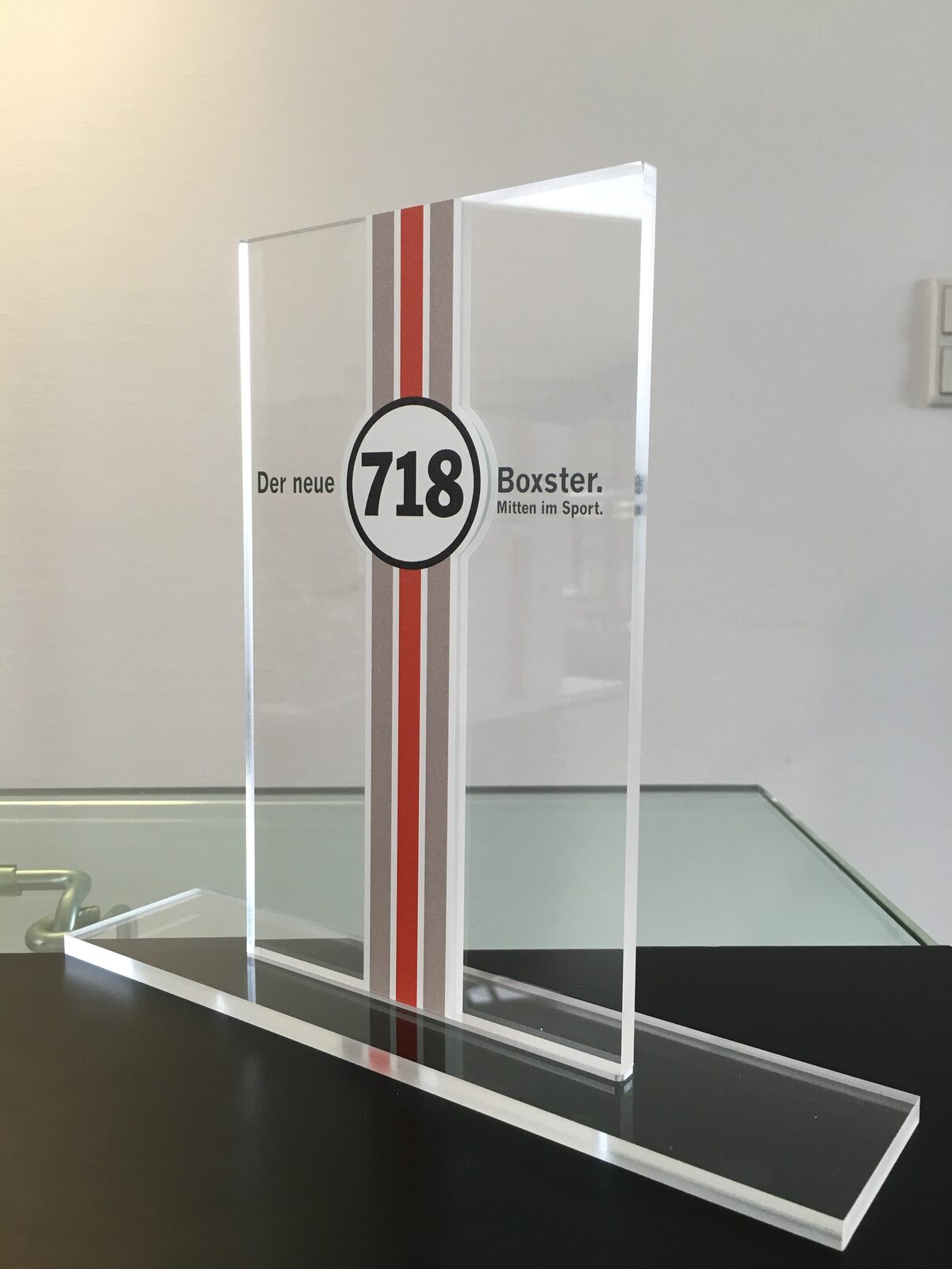 Porsche 718 Acryl-Aufsteller