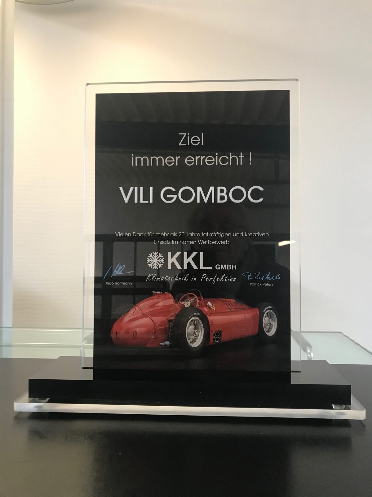 Acrylglas-Ehrenpreis