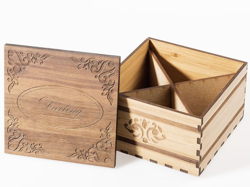 Holzgravur Schmuckbox