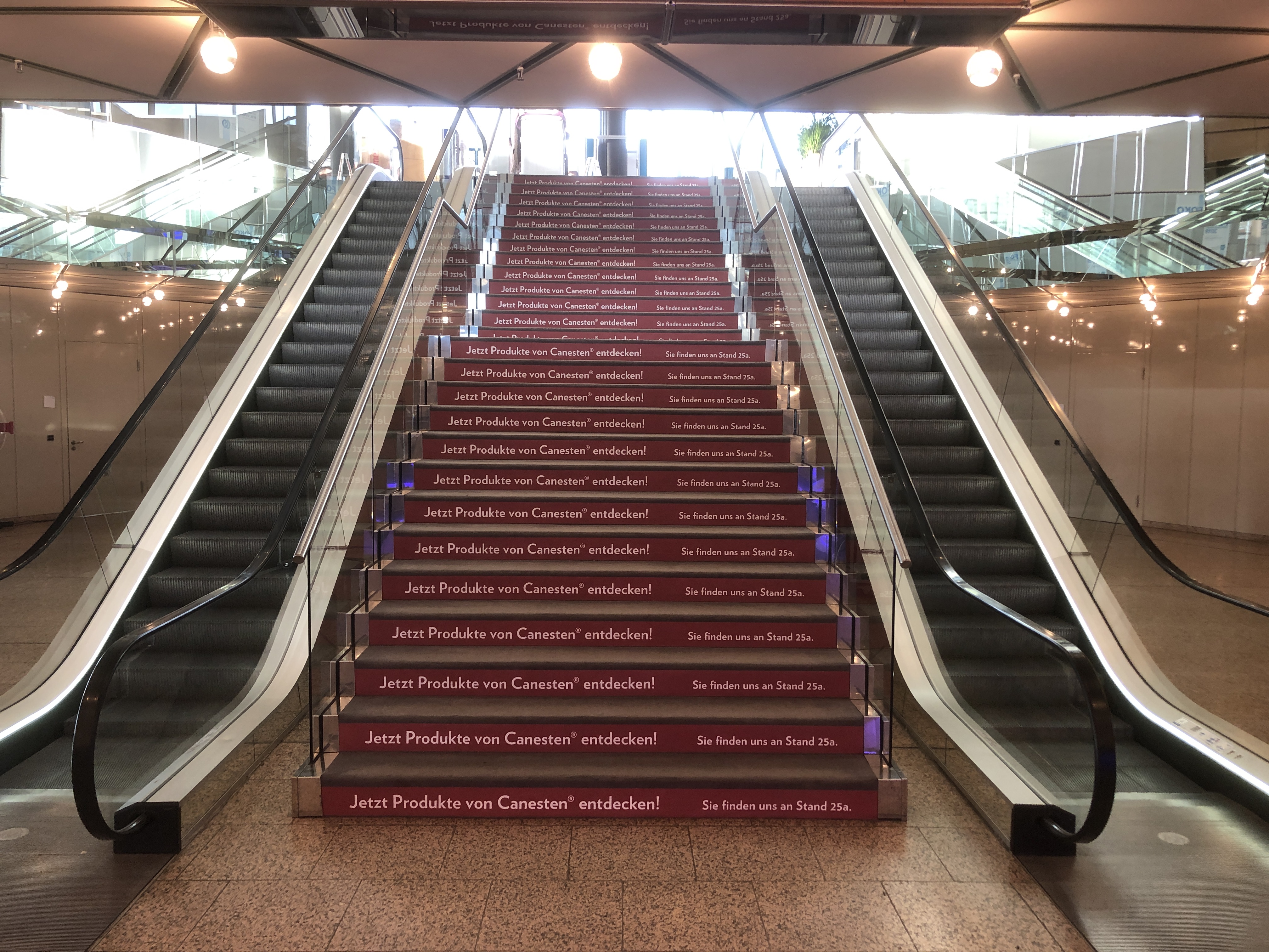 Messe Düsseldorf Treppenaufgang
