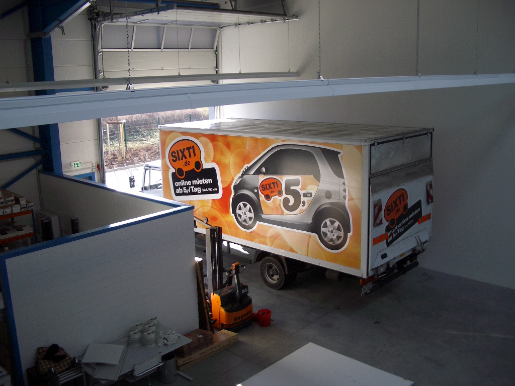 SIXT LKW Beschriftung